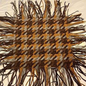 Leather Decor Pillow Case NWT Handmade in the Phillipines